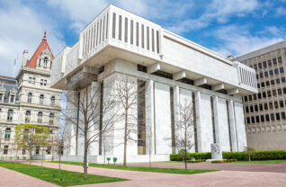 The Robert Abrams Building for Law and Justice at the Empire State Plaza.