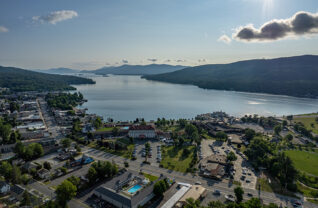 A view down Lake George, courtesy Fort William Henry.