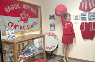 An exhibit at the Hague History Museum documents the rise and fall of Hague Central School.