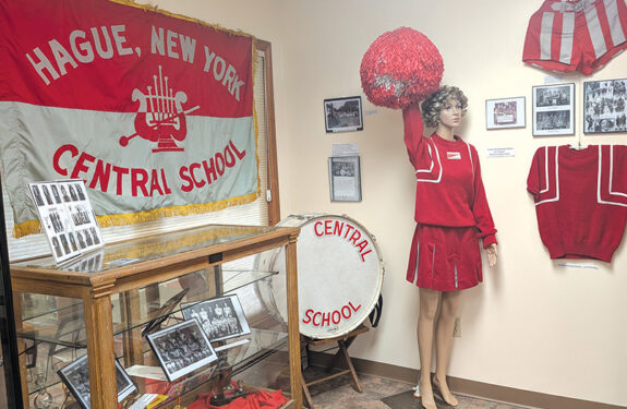 An exhibit at the Hague History Museum documents the rise and fall of Hague Central School.