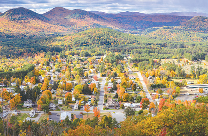 Hackensack Mountain view of Warrensburg, Community health does not start – or end – in the physician’s office.